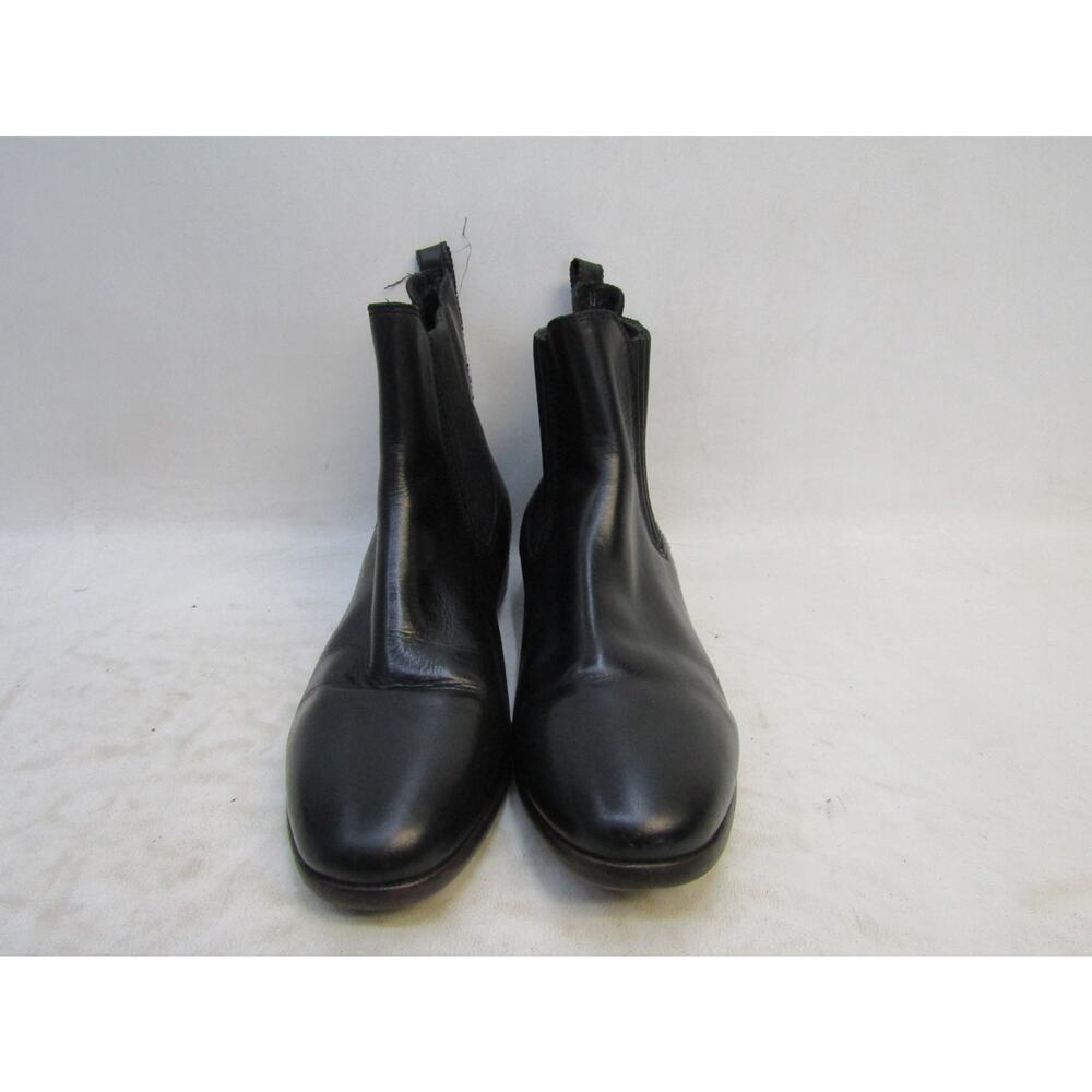 UGG Womens Size 7 M Black Leather Chelsea Ankle Fashion Boots Bootie - Picture 5 of 11